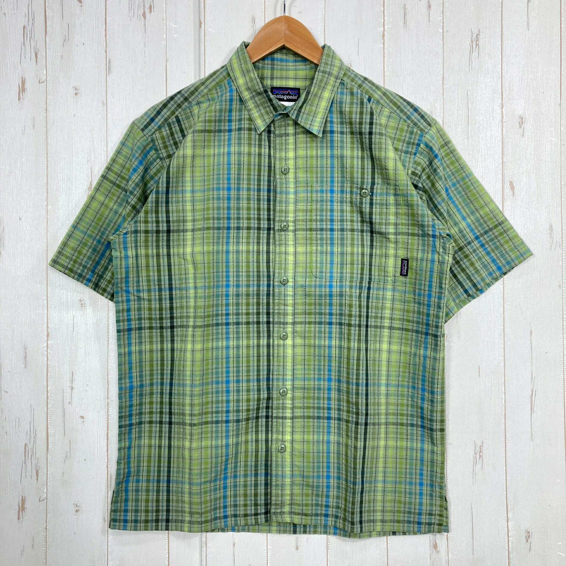 【Men's S グリーン系】 2009 Patagonia ( パタゴニア ) ショートスリーブ パッカ...