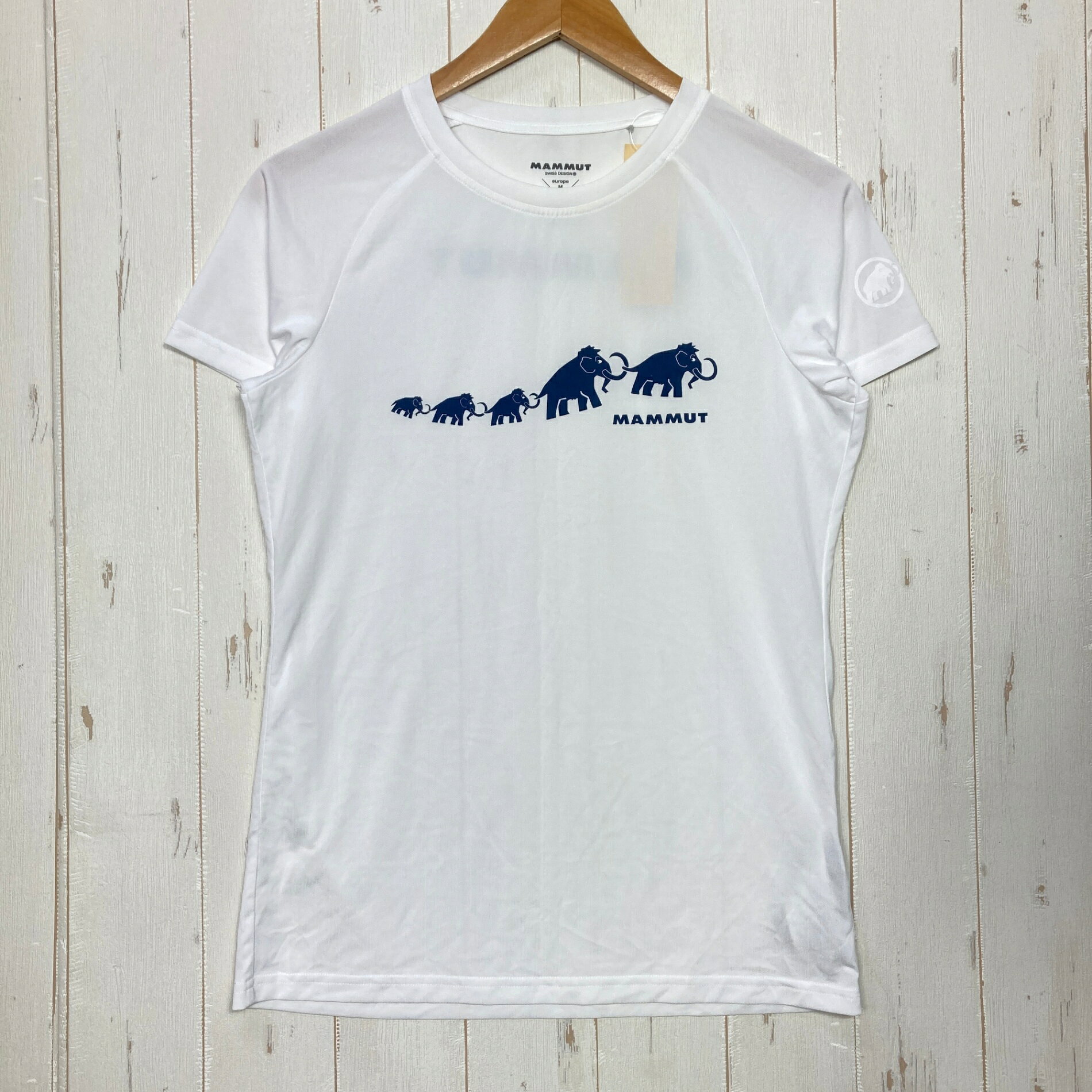 【Women's M ホワイト系】 Mammut ( マムート ) クイックドライ アジリティ ティーシャツ アジアン フィット QD Aegility T-Shirt AF Women ポリエステル ウェア トップス インナー シャツ ショートスリーブTシャツ クルー