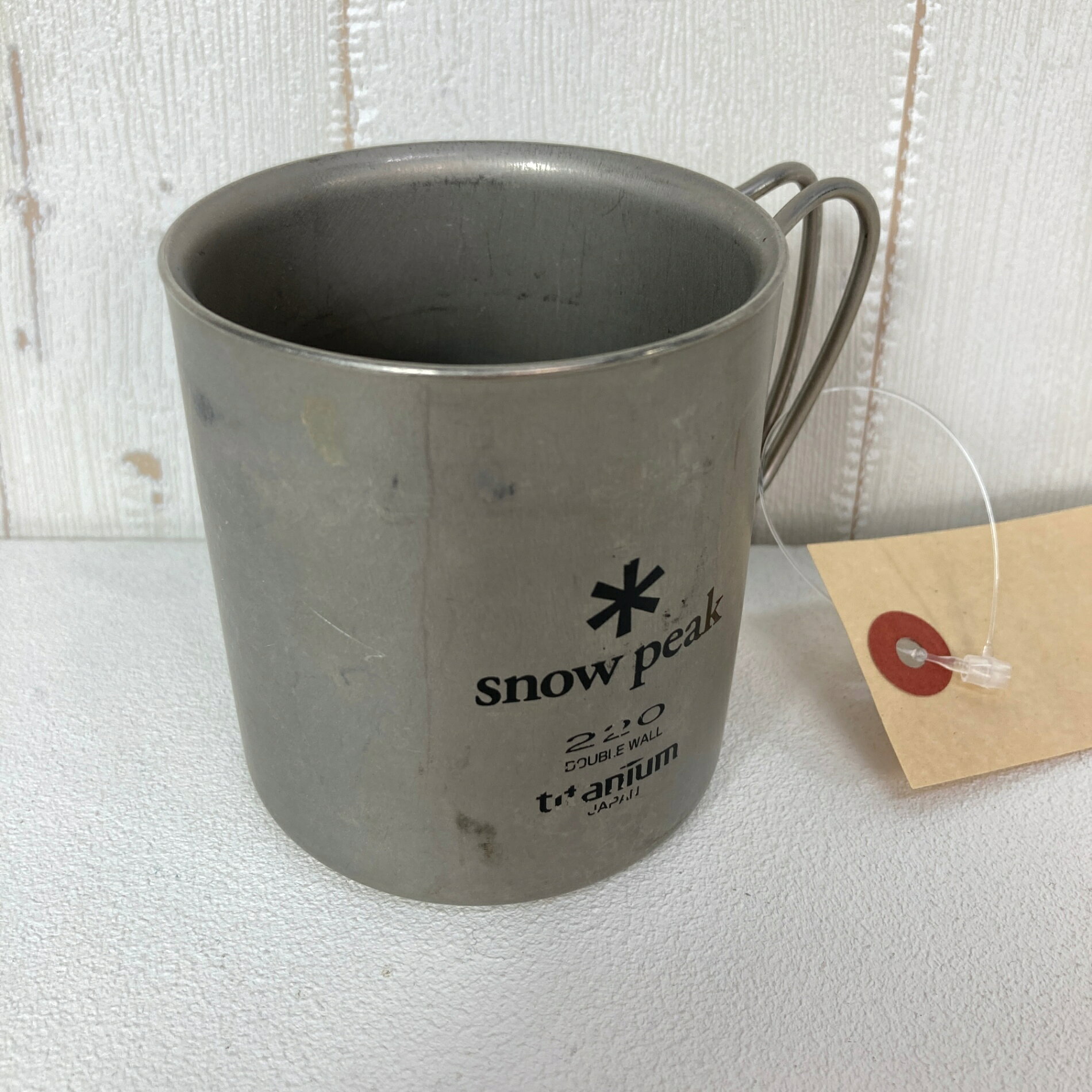 楽天市場】snowpeak チタンダブルマグ 220mlの通販
