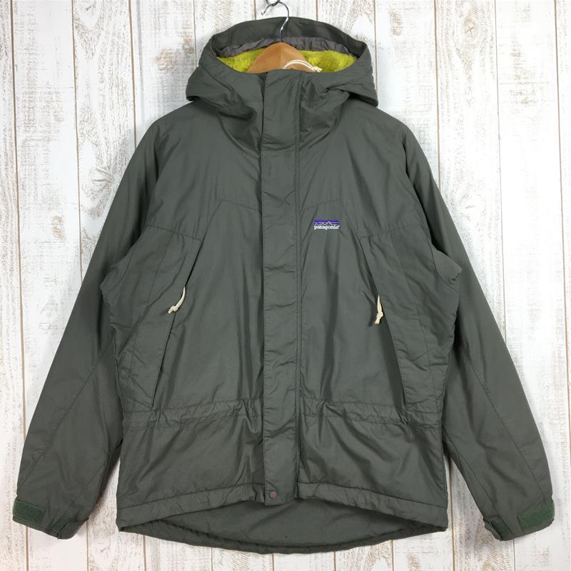 【中古】 【MEN 039 s S】 パタゴニア 2001 インファーノ ジャケット INFURNO JACKET ブラウンオリーブ×グリーンスパーク フーディ 生産終了モデル 希少色 入手困難 PATAGONIA 84302 Brown Olive / Gre