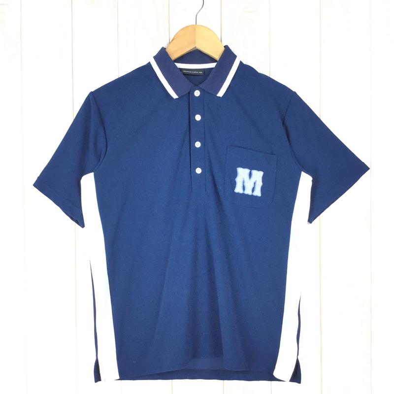 【中古】 【MEN 039 s M】 マウンテンマーシャルアーツ ツートン パイル ポロシャツ 2tone Pile Polo Shirts 入手困難 Mountain Martial Arts MMA ネイビー系