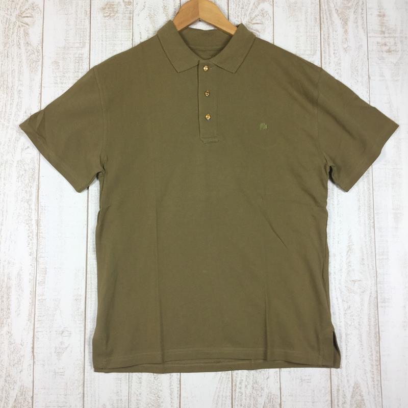   マウンテンカーキ バイソン ポロシャツ BISON POLO SHIRTS 希少モデル MOUNTAIN KHAKI MUSHROOM ブラウン系