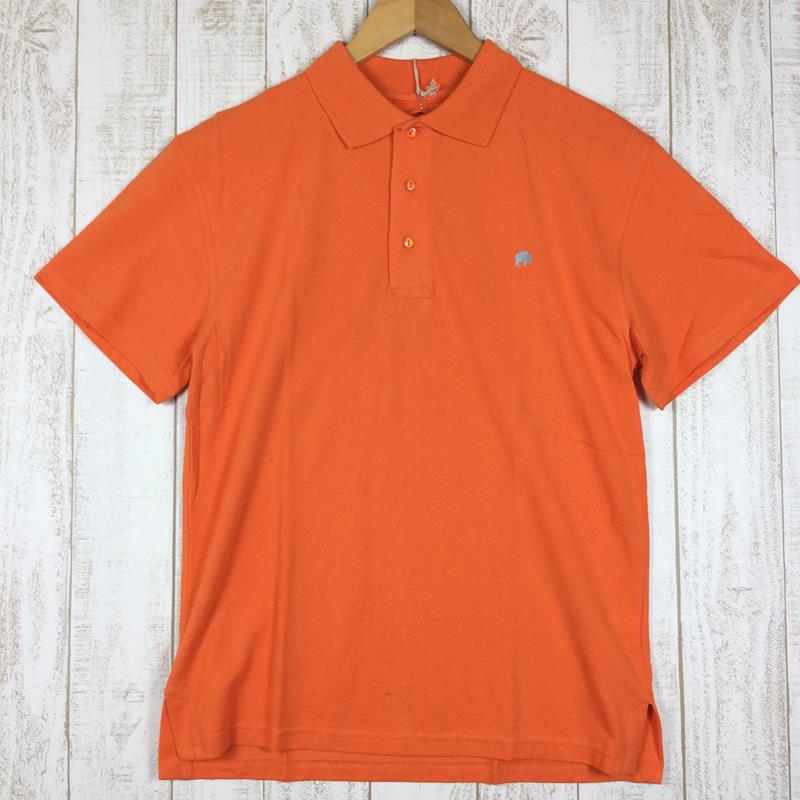   マウンテンカーキ バイソン ポロシャツ BISON POLO SHIRTS 希少モデル MOUNTAIN KHAKI CANTALOUPE オレンジ系