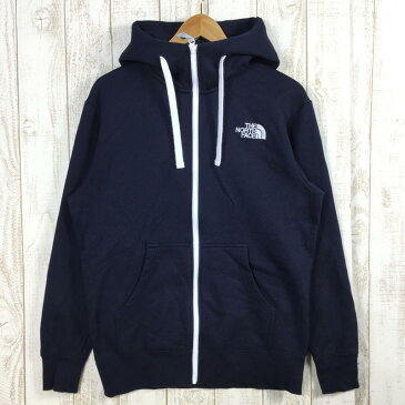 【中古】 【MEN's M】 ノースフェイス リアビュー フルジップ フーディ Rearview Full Zip Hoodie スウェット パーカー NORTH FACE NT62130 ネイビー系