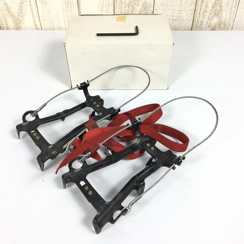 【中古】 カジタックス KA-6 KA-VI 6本爪 簡易 アイゼン 軽 クランポン KAJITAX KA-6 レッド系