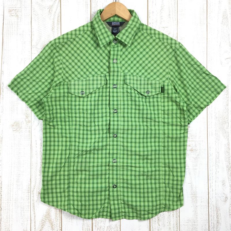   アウトドアリサーチ ターミニ ショートスリーブ シャツ Termini Shirt Sleeve Shirt 速乾 ナイロン OUTDOOR RESEARCH 50170 グリーン系