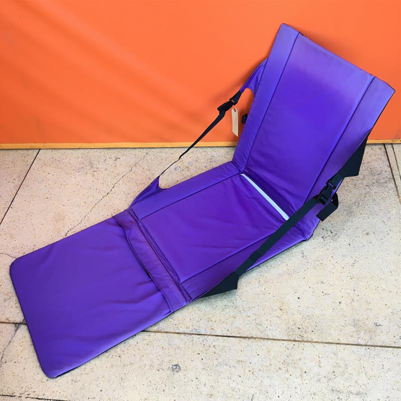 【中古】 クレイジークリーク 1995 パワーラウンジャー Power Louger アメリカ製 座椅子 グラウンドチェア ハイバック マット 生産終了モデル 入手困難 CRAZY CREEK Purple / Black パープル系