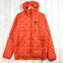 【中古】 【MEN 039 s L】 パタゴニア マイクロ パフ フーディ MICRO PUFF HOODY プルマフィル インサレーション ジャケット PATAGONIA 84030 PBH Paintbrush Red オレンジ系