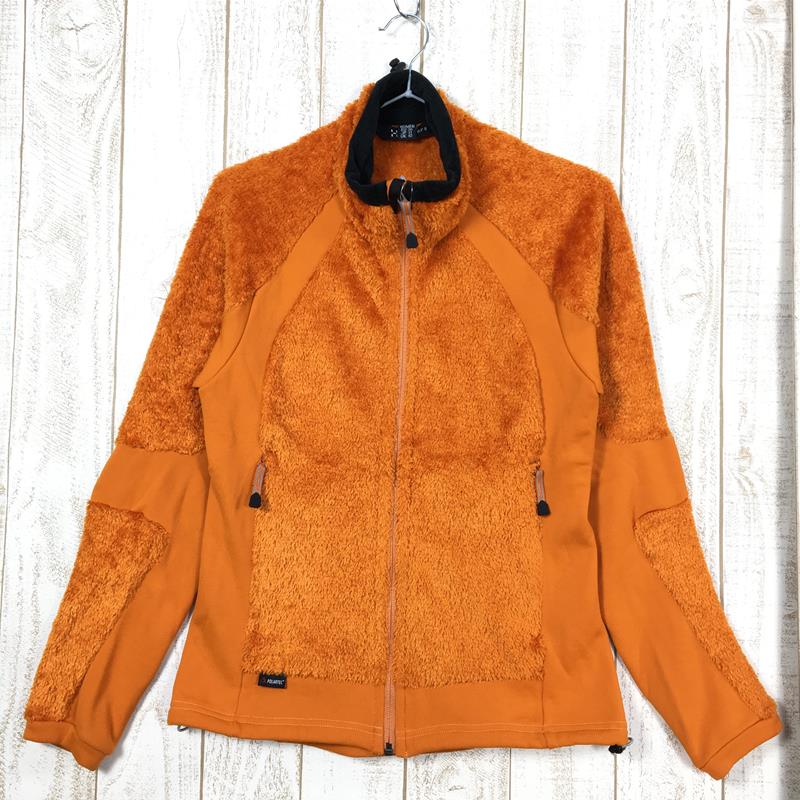 【中古】 【WOMEN's 36】 ホグロフス ゾーン ジャケット ZONE JACKET フリース ポーラテック サーマルプロ パワーストレッチ HAGLOFS オレンジ系