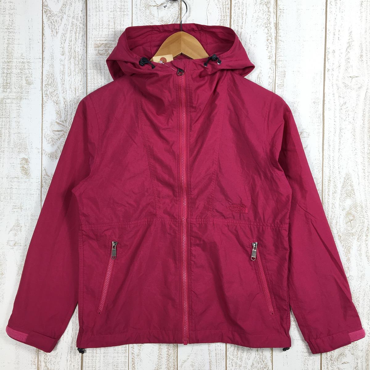 【中古】 【WOMEN's S】 ノースフェイス コンパクト ジャケット Compact Jacket ウィンドシェル フーディ NORTH FACE NPW21230 ピンク系