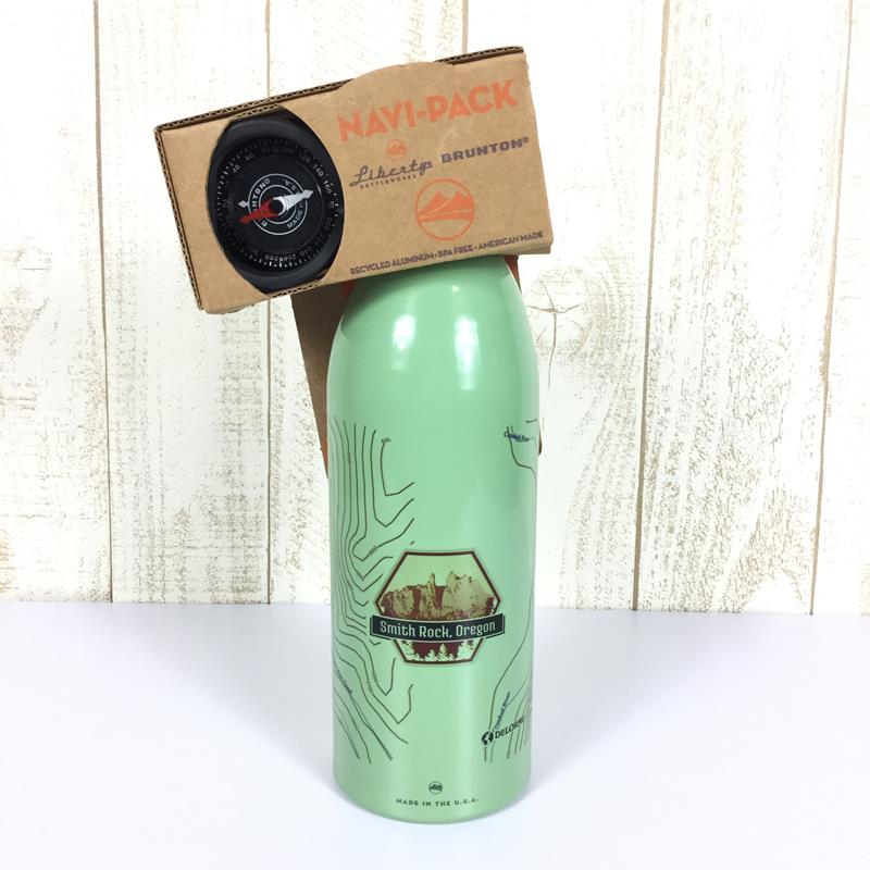 【未使用】 リバティー ボトルワークス × ブラントン スミスロック 32oz 0.7L アルミボトル Liberty Bottleworks BRUNTON 限定 生産終了モデル 入手困難 グリーン系