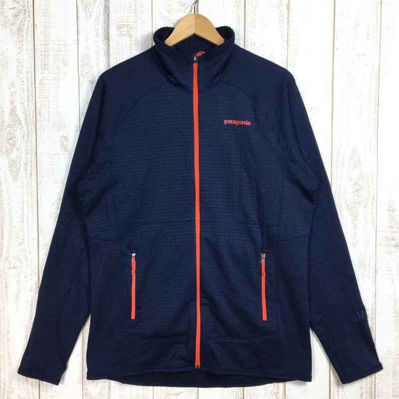 【中古】 【MEN 039 s L】 パタゴニア R1フルジップ ジャケット R1 FULL-ZIP JACKET フリース レギュレーター ポーラテック パワードライ PATAGONIA 40128 NVYB Navy Blue ネイビー系