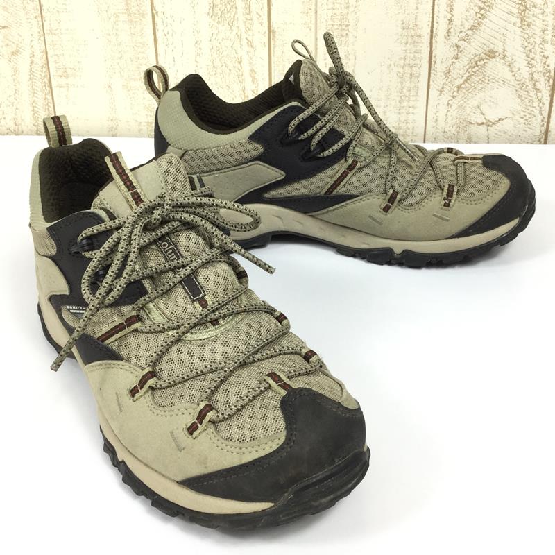 【中古】 【WOMEN's US7.5 UK5.5 EUR38.5 24.5cm】 コロンビア セイバー3 ロー オムニテック Saber III Low Omni-Tech トレッキングシューズ COLUMBIA YL5261 アイボリー系