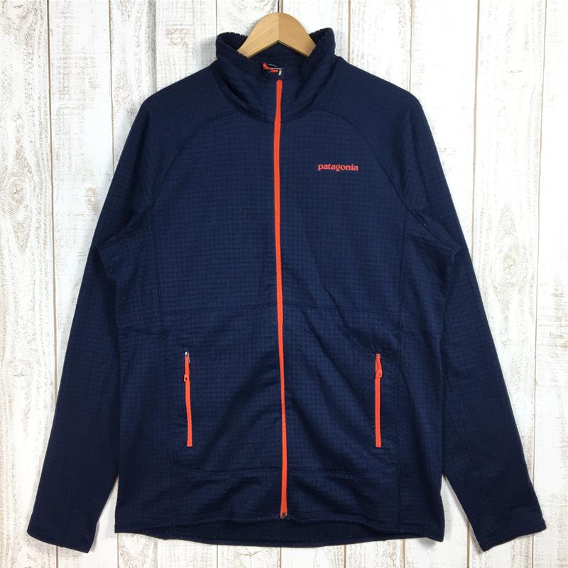 【中古】 【MEN 039 s L】 パタゴニア R1フルジップ ジャケット R1 FULL-ZIP JACKET フリース レギュレーター ポーラテック パワードライ PATAGONIA 40128 NVYB Navy Blue ネイビー系