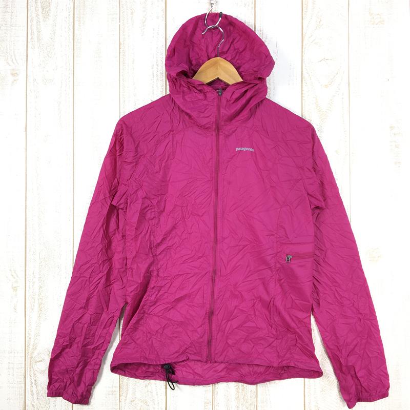 【中古】 【WOMEN 039 s S】 パタゴニア フーディニ フルジップ ジャケット HOUDINI FULL-ZIP JACKET ウィンドシェル フーディ PATAGONIA 24027 BUE ピンク系