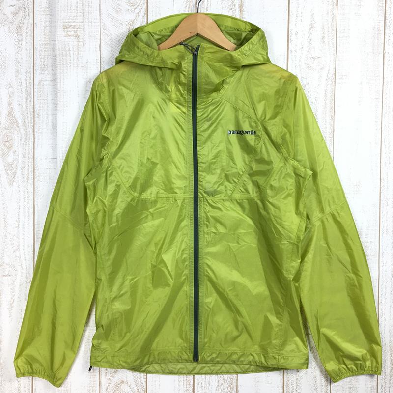 【中古】 【MEN's XS】 パタゴニア アルパイン フーディニ ジャケット Alpine Houdini Jacket 防水 レインシェル フーディ PATAGONIA 85190 FLGN グリーン系