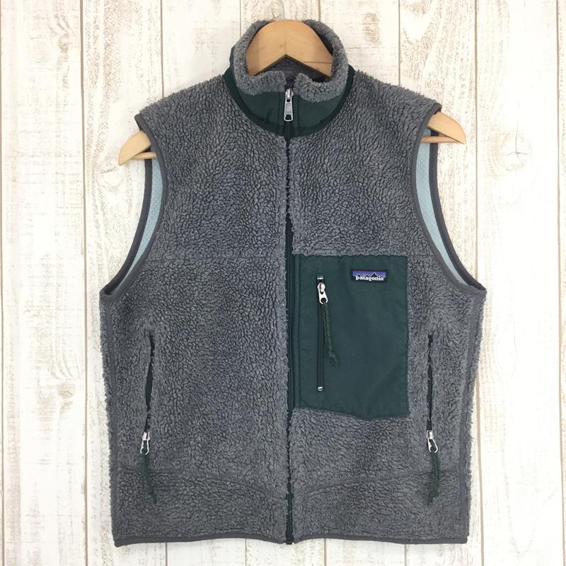 【中古】【MEN'sS】パタゴニアクラシックレトロXベストCLASSICRETROXVESTPATAGONIA23044グレーtimes;ハンターグレー系