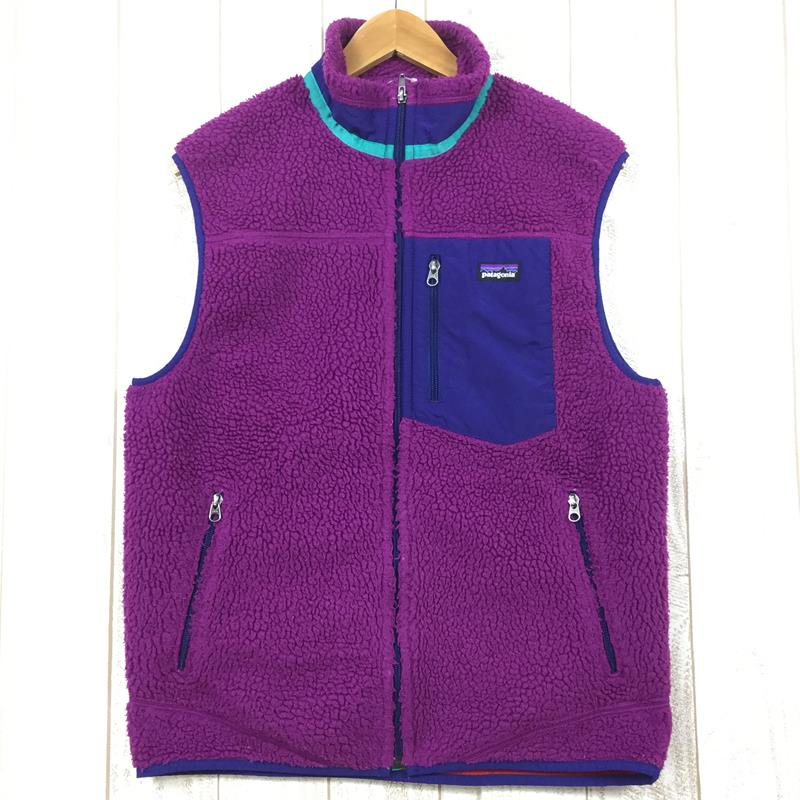 【中古】 【MEN's M】 パタゴニア クラシック レトロX ベスト CLASSIC RETRO-X VEST 希少カラー 入手困難 PATAGONIA 23047 PUR PURPLE パープル系