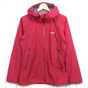 【中古】 【WOMEN 039 s S】 バーグハウス ファスト パッキング ジャケット FASTPACKING JACKET レイン シェル フーディ BERGHAUS 22019 レッド系