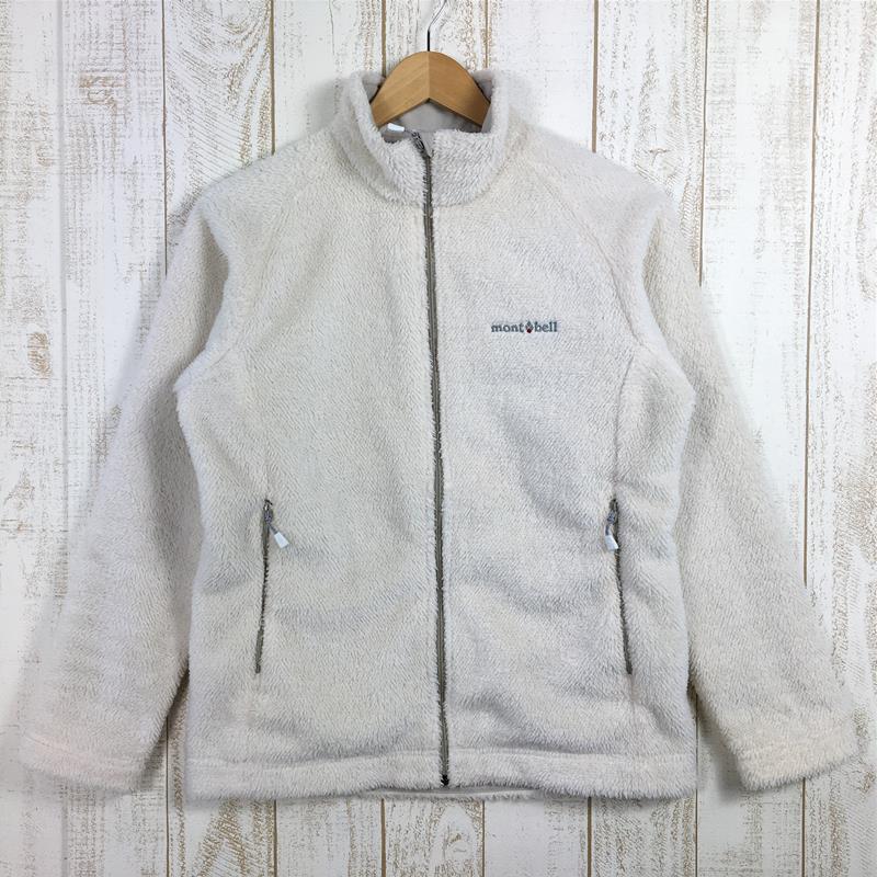 【中古】 【WOMEN's L】 モンベル クリマエア ライニングジャケット フリース MONTBELL 1106689 アイボリー系