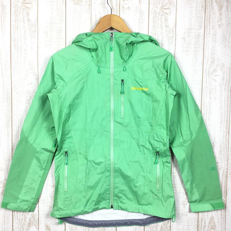 【中古】 【WOMEN's XS】 パタゴニア トレントシェル ストレッチ ジャケット Torrentshell Stretch Jacket H2No 2.5L防水 レインジャケット PATAGONIA 84805 AOG グリーン系