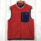 【中古】 【MEN's S】 パタゴニア クラシック レトロX ベスト CLASSIC RETRO-X VEST レッドデリシャス PATAGONIA 23047 RDS RED DELICIOUS レッド系