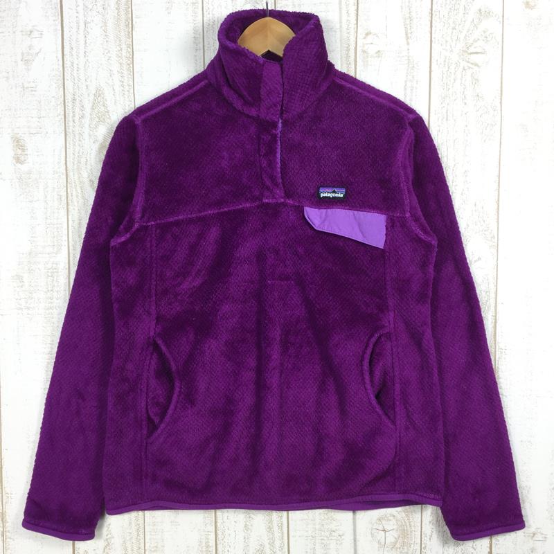 【中古】 【WOMEN's M】 パタゴニア リツール スナップT RE-TOOL SNAP-T PULLOVER ポーラテック サーマルプロ フリース プルオーバー ジャケット 生産終了モデル 入手困難 PATAGONIA 25442 IKX パープル