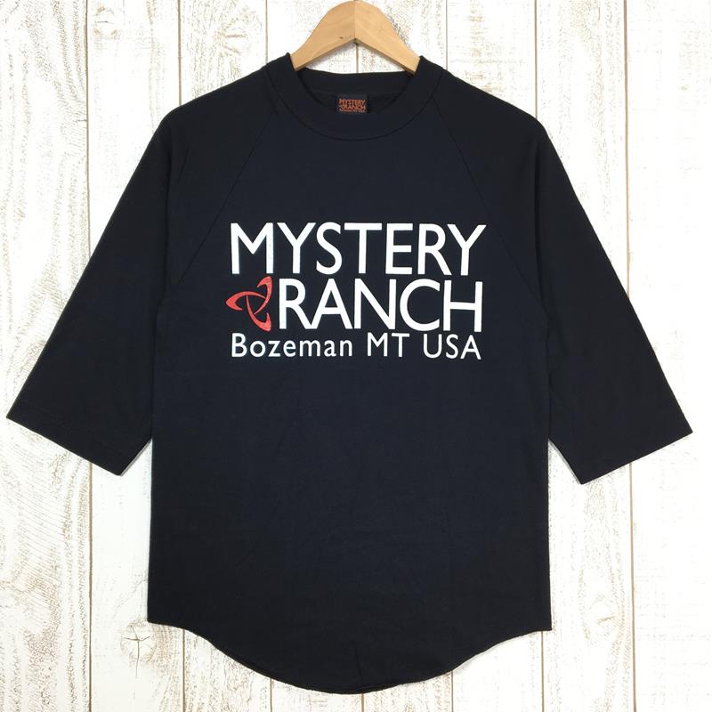 【中古】 【MEN's S】 ミステリーランチ ベースボールティー Baseball Tee Tシャツ 7部袖 ラグラン 生産終了モデル 入手困難 MYSTERY RANCH ブラック系