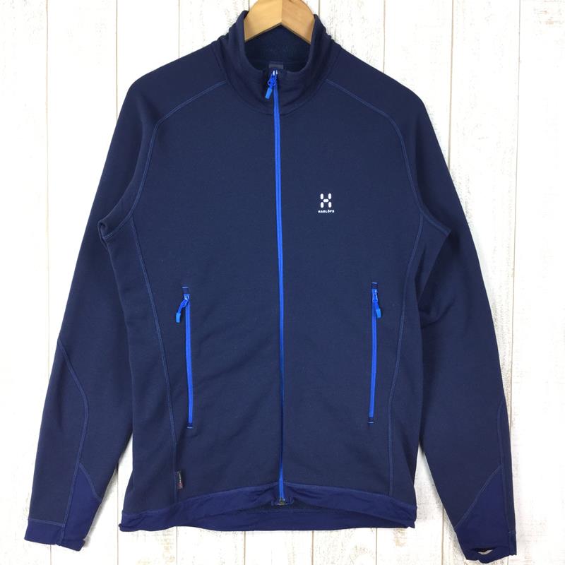 【中古】 【MEN s M】 ホグロフス バンジー 3 ジャケット Bungy III Jacket ポーラテック パワーストレッチ HAGLOFS 603180 ネイビー系