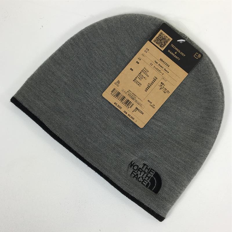  ノースフェイス ヒート ストレッチ ビーニー Heat Stretch Beanie ホールガーメント NORTH FACE NN42204 Z2 ミックスグレー2 グレー系