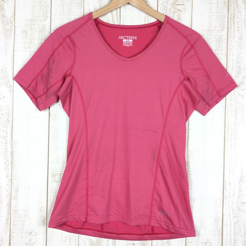 【中古】 【WOMEN's S】 アークテリクス クイックドライ Tシャツ ARCTERYX ピンク系