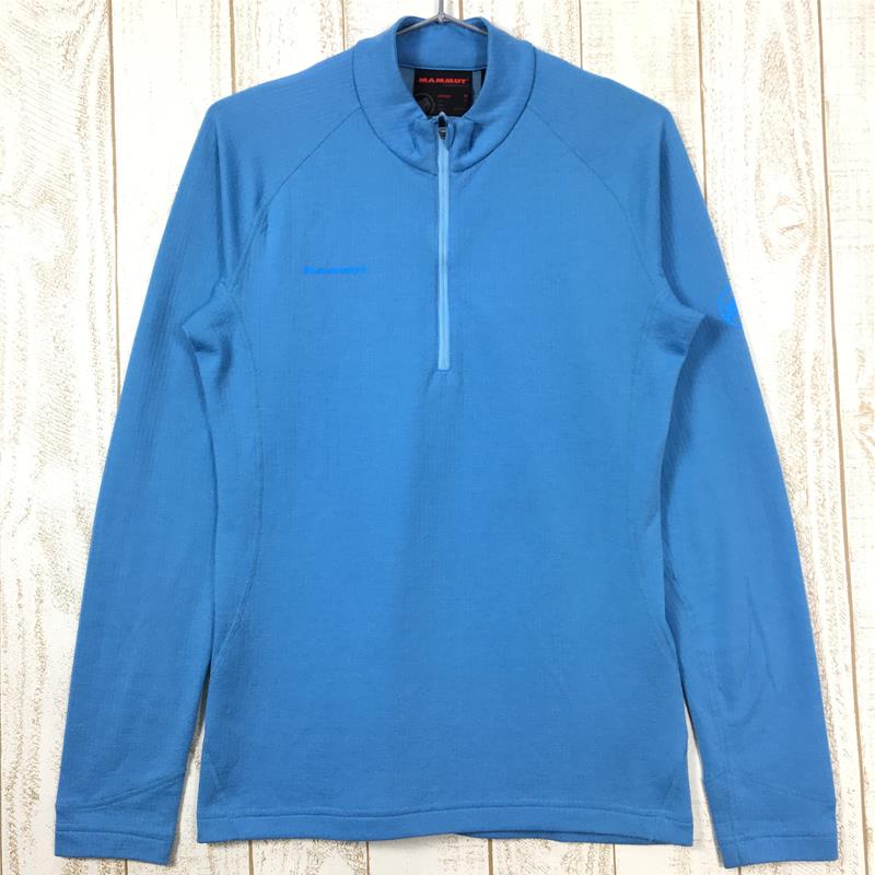 【中古】 【WOMEN's M】 マムート パフォーマンス サーマル ジップ ロングスリーブ PERFORMANCE Thermal Zip long Sleeve プリマロフト MAMMUT 1016-00100 ブルー系