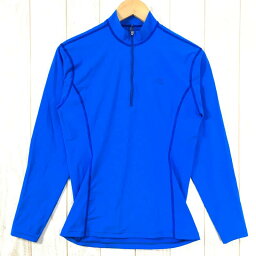 【中古】 【MEN's M】 ファイントラック ラピッドラッシュ ジップネック シャツ FINETRACK FWM0422 ゴージュブルー ブルー系