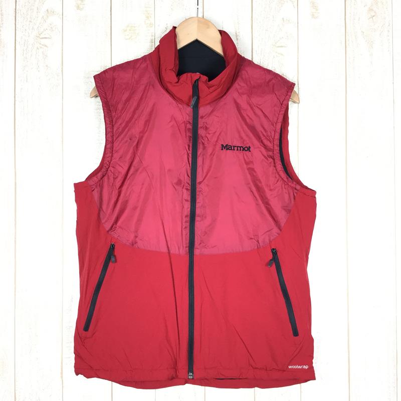 【中古】 【MEN's XL】 マーモット クライム ウールラップ ベスト Climb WOOLWRAP Vest MARMOT MJM-F7008 レッド系