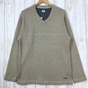 š MEN's M ѥ˥ 2003 ͥ  Vͥå  Channel Wool V-Neck Sweater λǥ 꺤 PATAGONIA 51306 176 Retro Khaki Heather