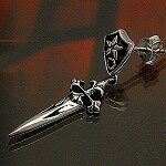 pi0306-111 メンズピアス シルバー アクセサリー シルバーピアス バラ売り（片耳のみ） モチーフの楯と動きに合わせ…
