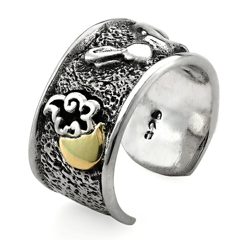 樂天商城 - イヤーカフ メンズ うさぎ 和 シルバー925 アクセサリー pi0565 月 兎 片耳用