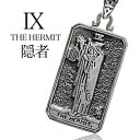 pe1695-050 c0065-50cmチェーン付き シルバー アクセサリー シルバーネックレス THE HERMIT　隠者 メンズ アクセサリ…