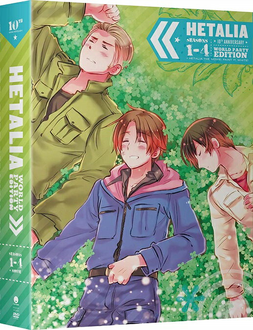 ヘタリア 10周年記念コレクション1 第1/2/3/4期 1-104話+劇場版BOXセット 【DVD】