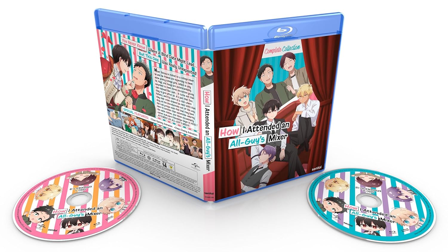 合コンに行ったら女がいなかった話 全12話セット ブルーレイ【Blu-ray】 北米版