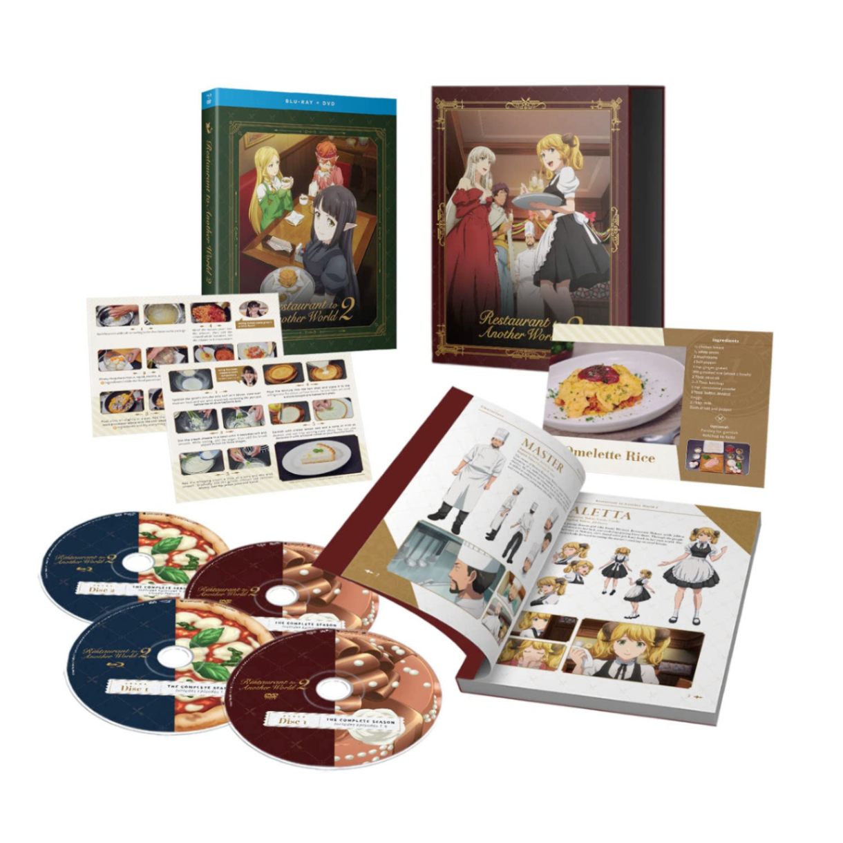異世界食堂2(第2期) 全12話コンボパック 限定版 ブルーレイ+DVDセット【Blu-ray】