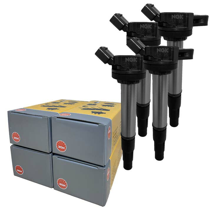 NGK イグニッションコイル U5145 1台分 4本セット トヨタ（レクサス） レクサスCT ZWA10(ハイブリッド) 平成23年1月〜令和4年10月 2ZR-FXE 純正品番 90919-02258 互換品