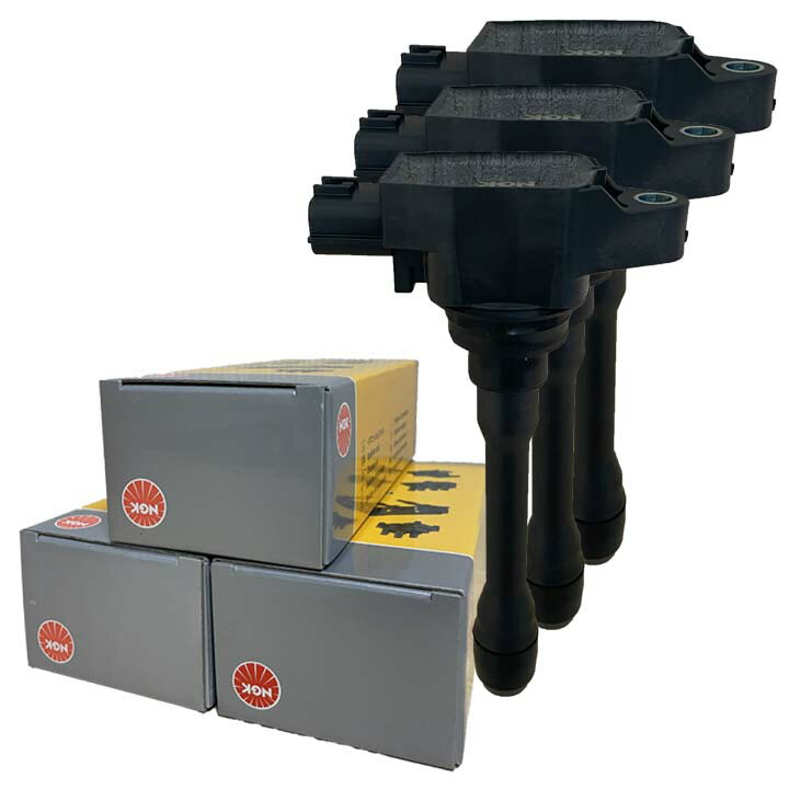 NGK イグニッションコイル U5280 1台分 3本セット 日産 ノート E12 / NE12 平成24年9月〜令和2年12月 HR12DE 純正品番 22448-1KT0A 互換品