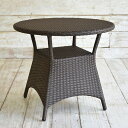 テラステーブル アウトドア家具 ガーデン家具 シンセティックラタン 軽量