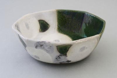 織部花椿 預け鉢 1個 日本製 薬味皿 調味料皿 小皿 調味料入れ シンプル 和風 和モダン 和テイスト 和食器 国産 レトロ 薬味鉢 おしゃれ