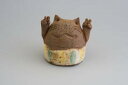 日本製 百猫置物(小) 置き物 オブジェ 飾り物 猫 ねこ アニマルオブジェ ネコ 和風 和モダン 和テイスト かわいい おしゃれ 和室 陶器 インテリア雑貨 和室 リビング 玄関 レトロ ギフト 贈り物 敬老の日 国産(3)