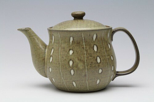 しずく ポット（茶）日本製 急須 和モダン 和食器 和風 和テイスト おしゃれ シンプル レトロ 陶器 国産 ブラウン 茶色