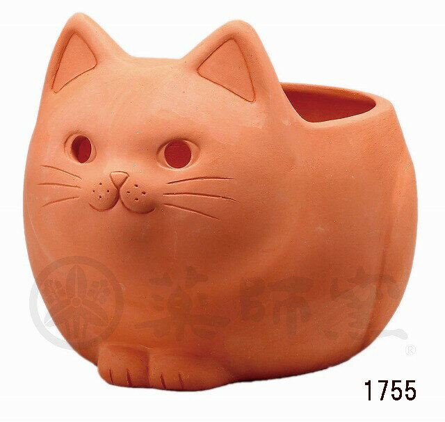 メェイキャット ポット（特大） かわいい おしゃれ 陶器 ねこ ネコ