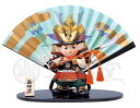 五月人形 錦彩 若武者扇飾り(なぎなた) 日本製 置物 陶器 飾り物 オブジェ 置き物 ミニチュア 和モダン 和風 和室 和テイスト 国産 和雑貨 男の子 かわ...