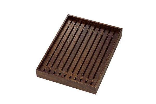 古代色 大 木製目皿付 デリカバット 什器 店舗備品 日本製 和モダン 物販備品